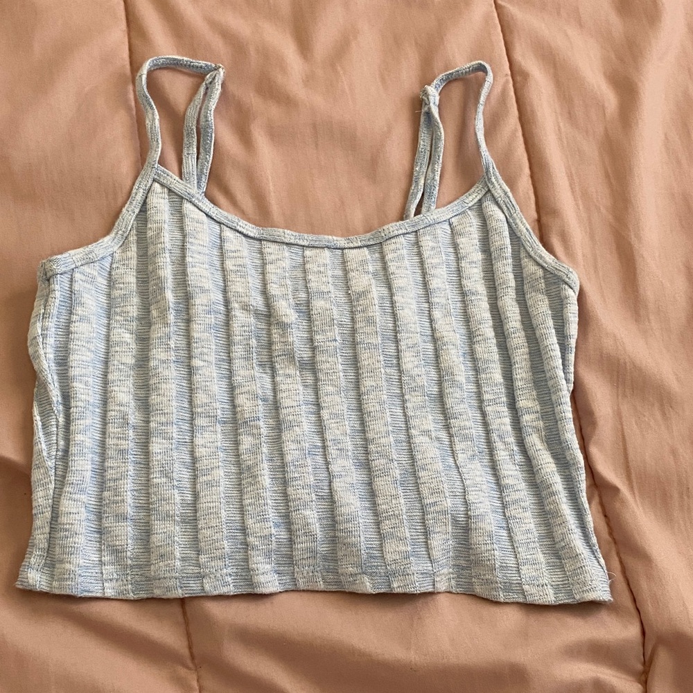 Forever Collectibles Light Blue Ribbed Tank Top